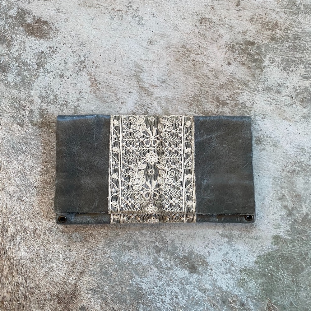 Grey envelope purse